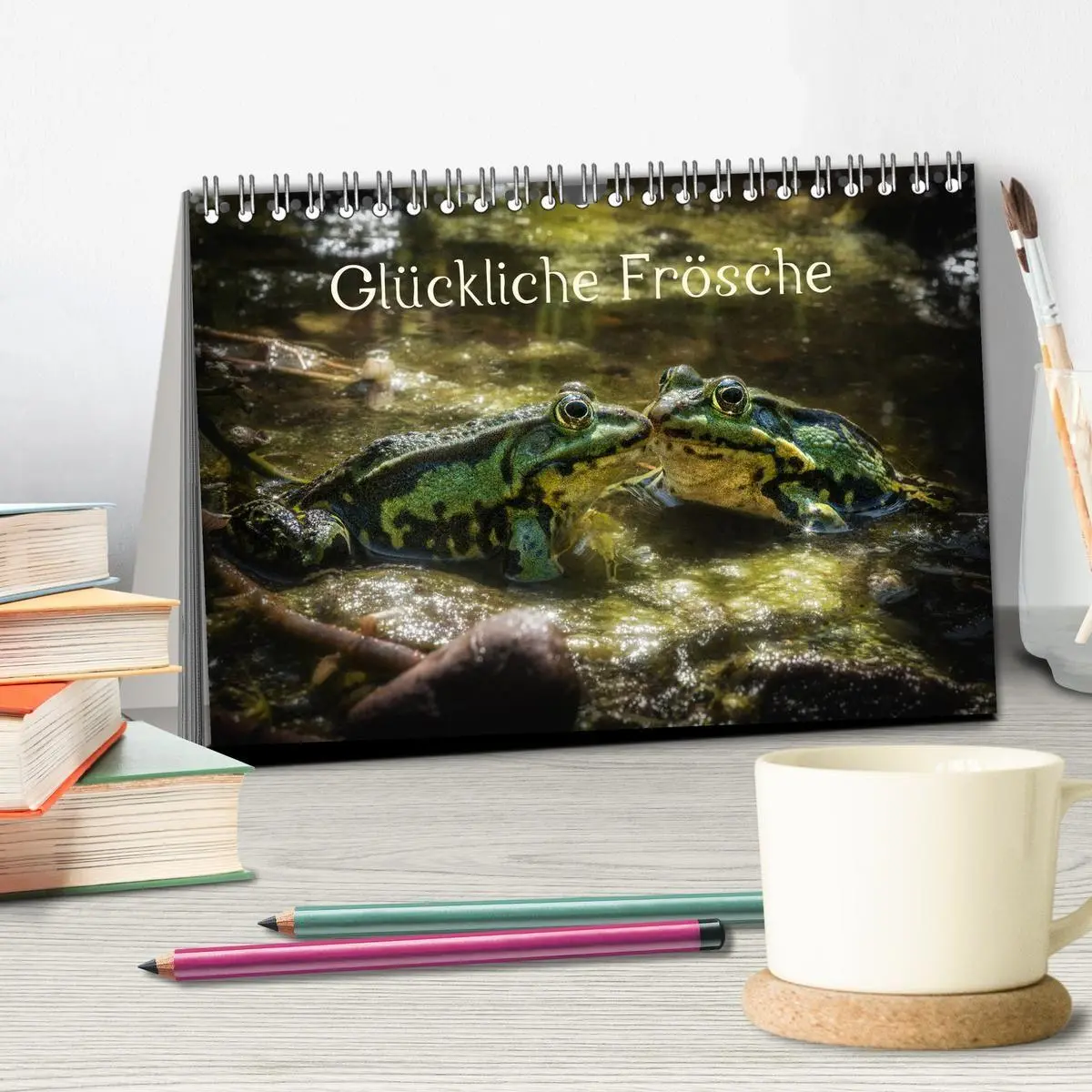 Bild: 9783569742512 | Glückliche Frösche (Tischkalender 2027 DIN A5 quer), CALVENDO...