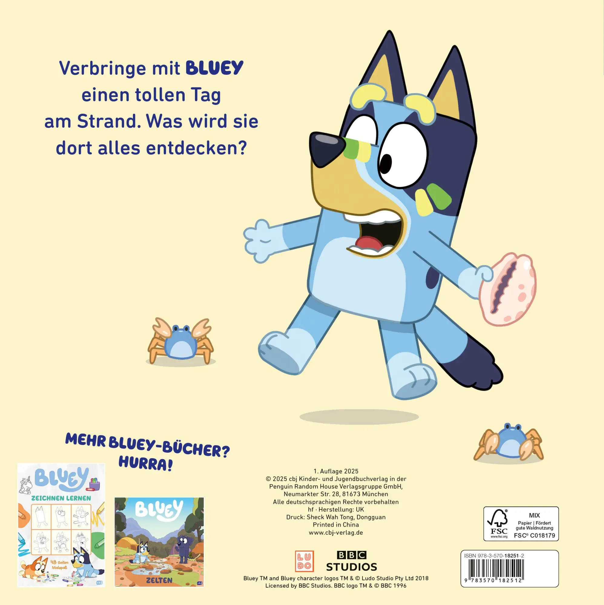 Bild: 9783570182512 | BLUEY - Der Strand | Bilderbuch für Kinder ab 3 Jahre | Buch | 24 S.