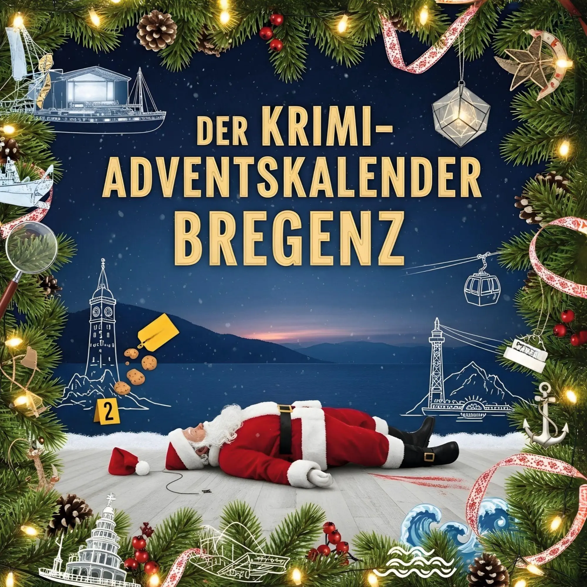 Cover: 9783695302512 | Der Krimi-Adventskalender Bregenz | Mordsverdächtig in 24 Akten | Buch