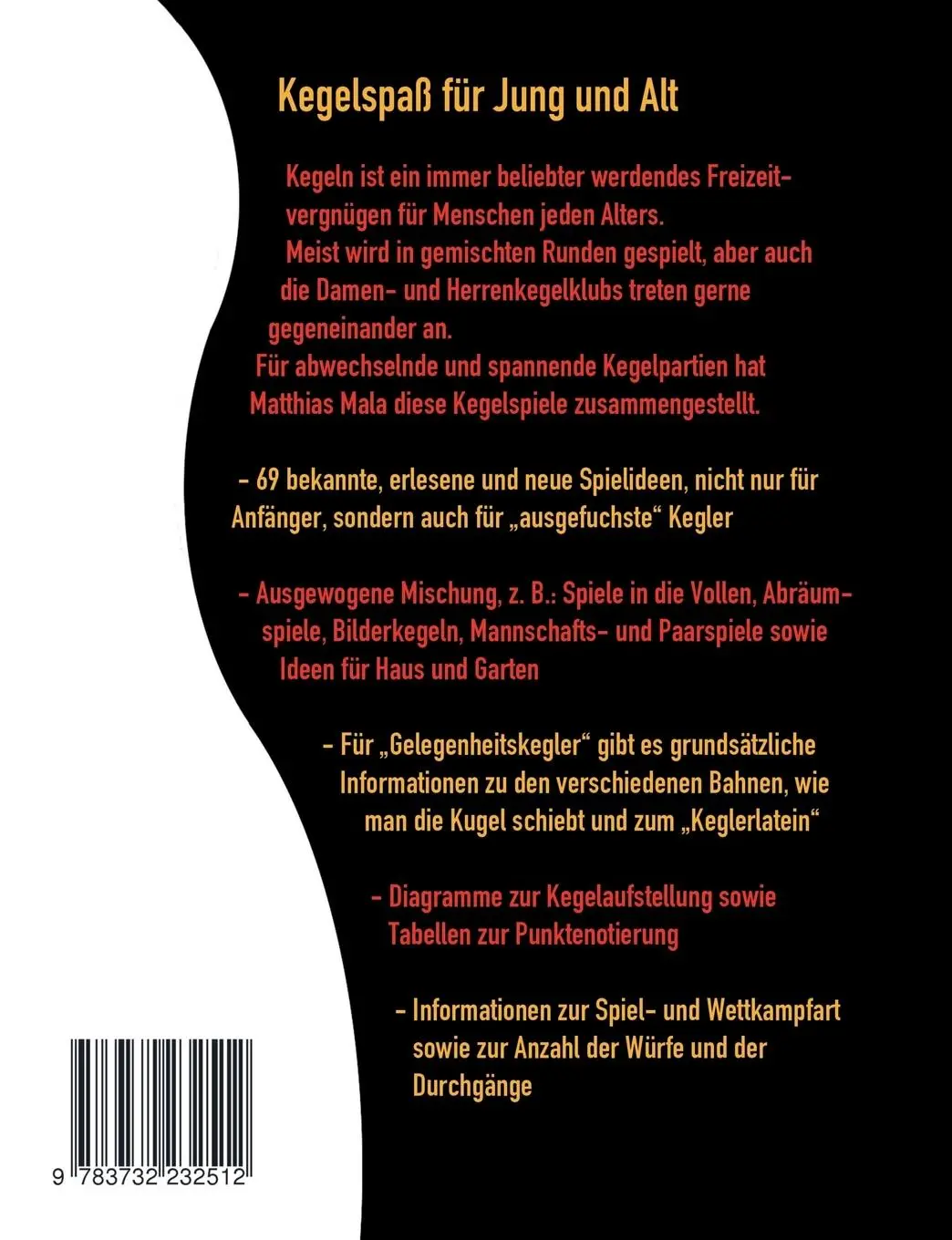 Rückseite: 9783732232512 | Die schönsten Kegelspiele | Matthias Mala | Taschenbuch | 80 S. | 2013