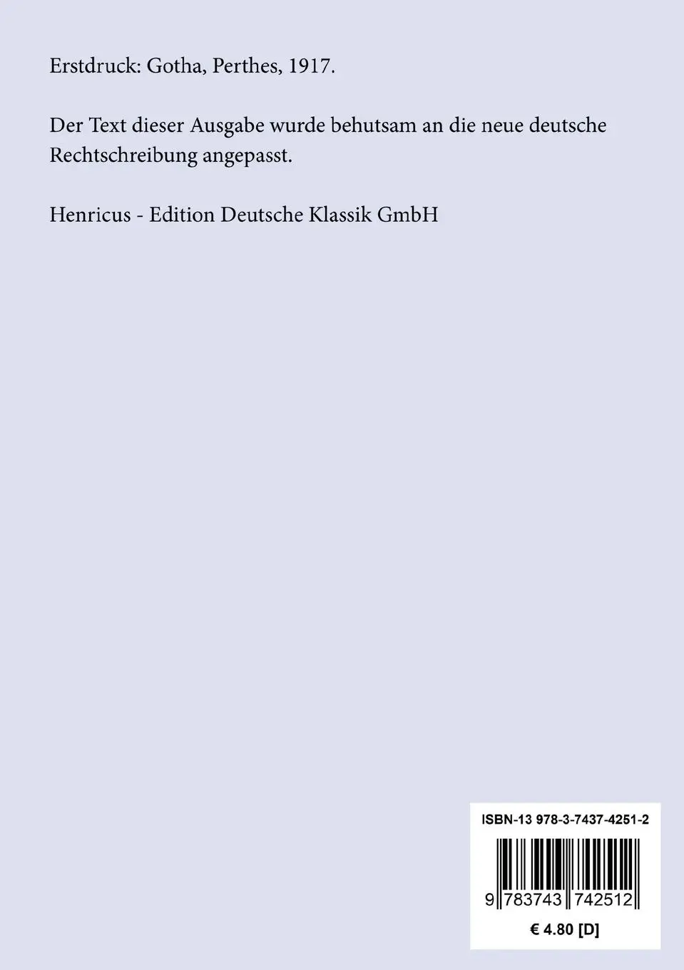 Rückseite: 9783743742512 | Was Helmut in Deutschland erlebte | Gabriele Reuter | Taschenbuch