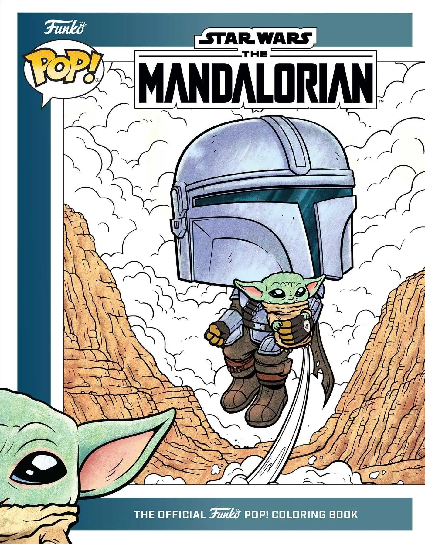 Cover: 9798337402512 | Star Wars: The Mandalorian: The Official Funko POP! Coloring Book