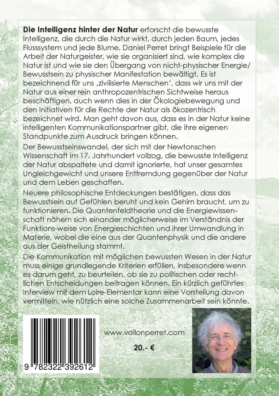 Rückseite: 9782322392612 | Die Intelligenz hinter der Natur | Bewusstsein manifestiert sich