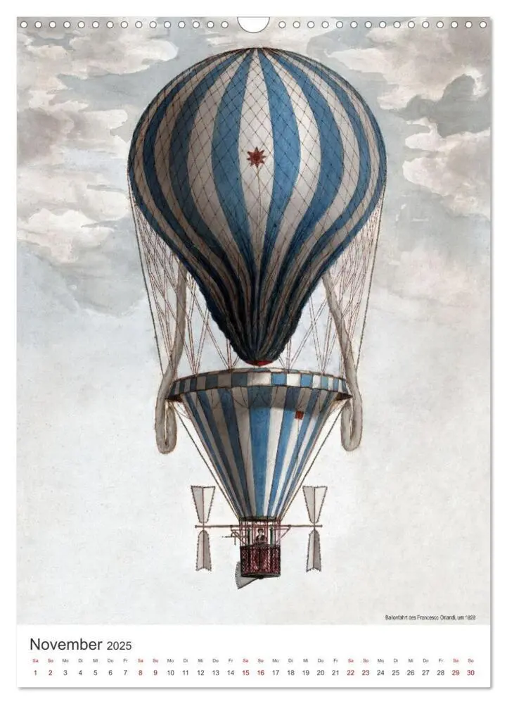 Bild: 9783435912612 | Ballonfahren Kalender (Wandkalender 2025 DIN A3 hoch), CALVENDO...