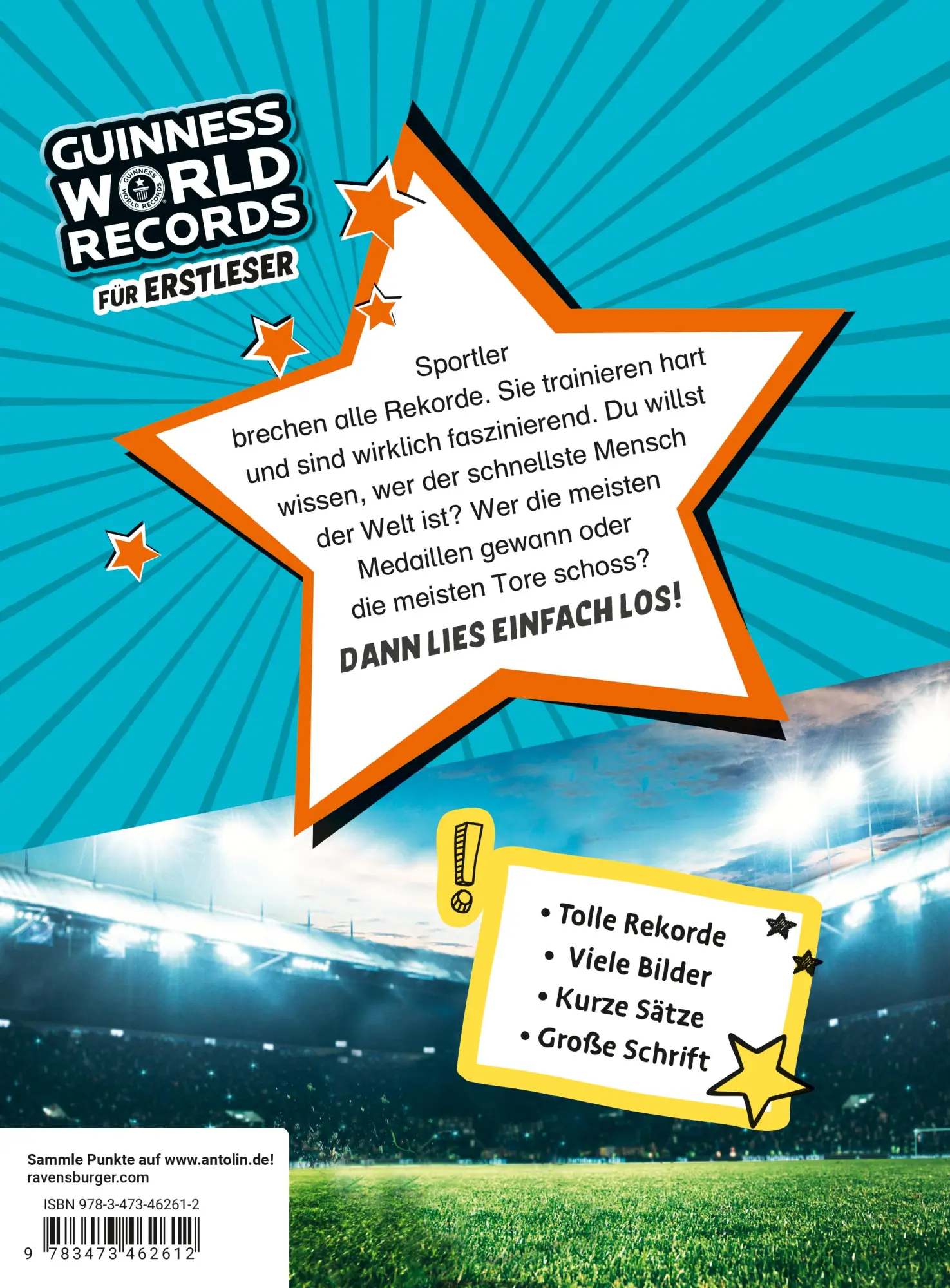 Rückseite: 9783473462612 | Guinness World Records - Sport | Buch | 64 S. | Deutsch | 2023