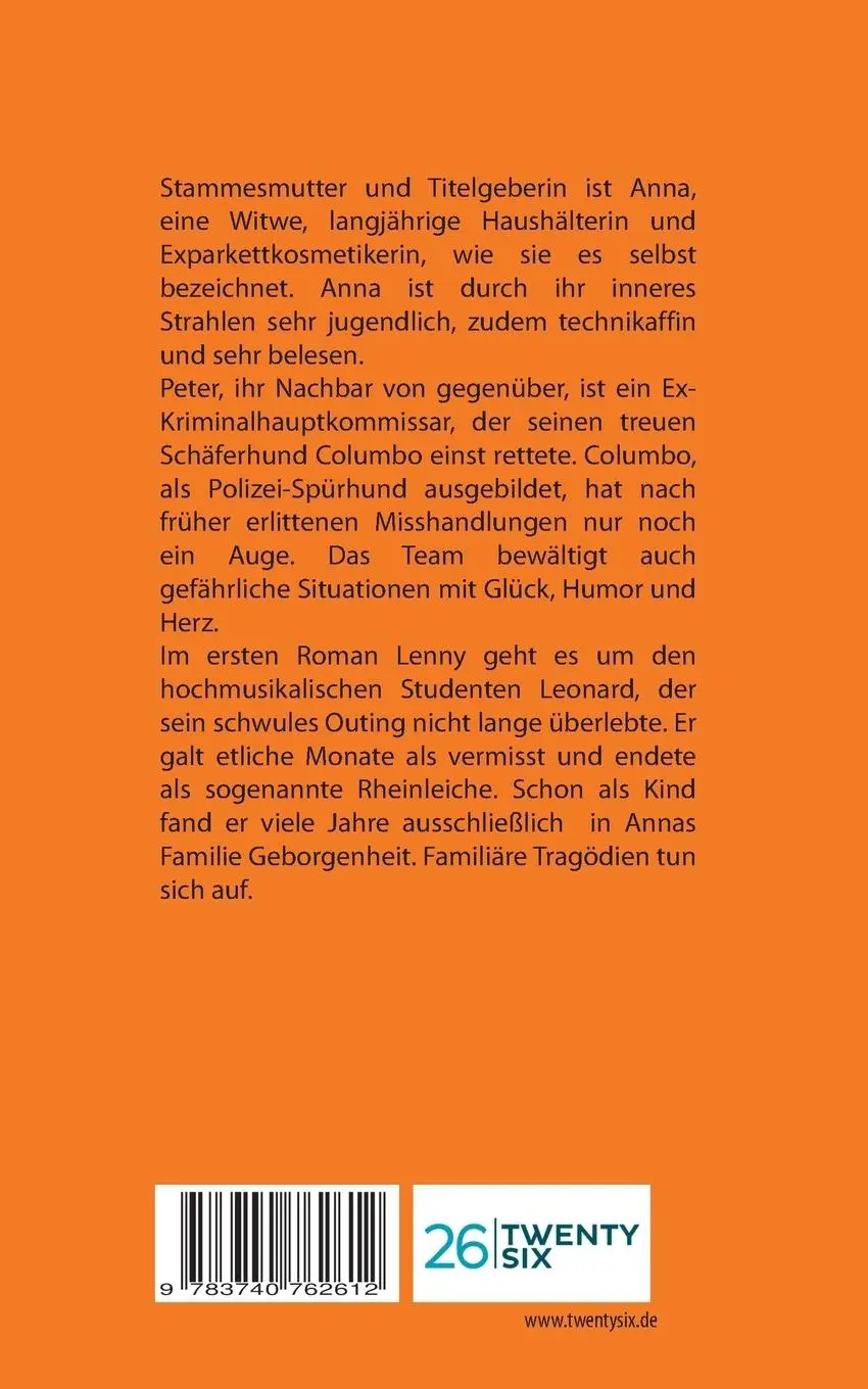 Rückseite: 9783740762612 | Anna, Tee &amp; Donauwelle | Lenny | Gabriela Kaintoch | Taschenbuch