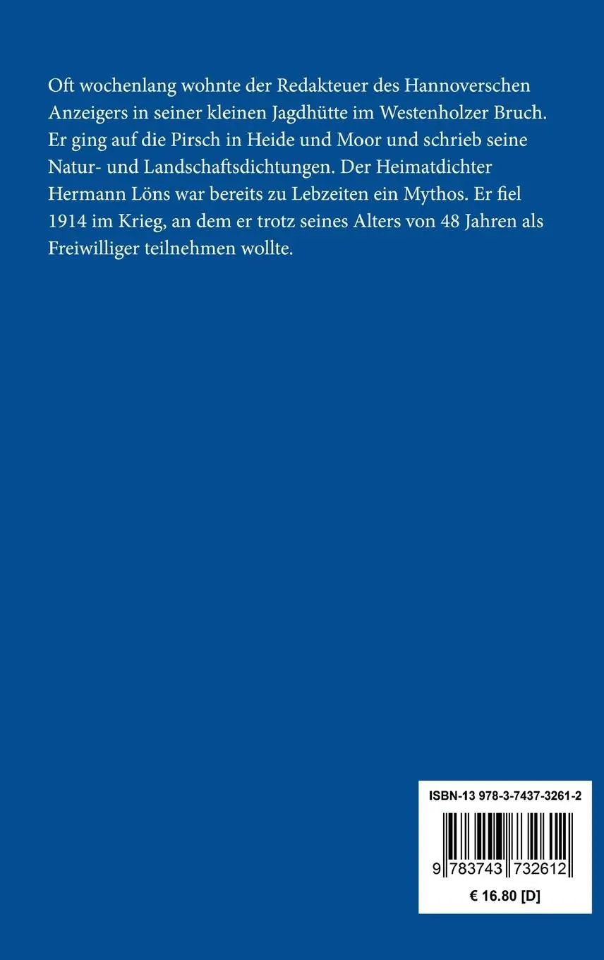 Rückseite: 9783743732612 | Dahinten in der Heide | Niedersächsischer Roman | Hermann Löns | Buch
