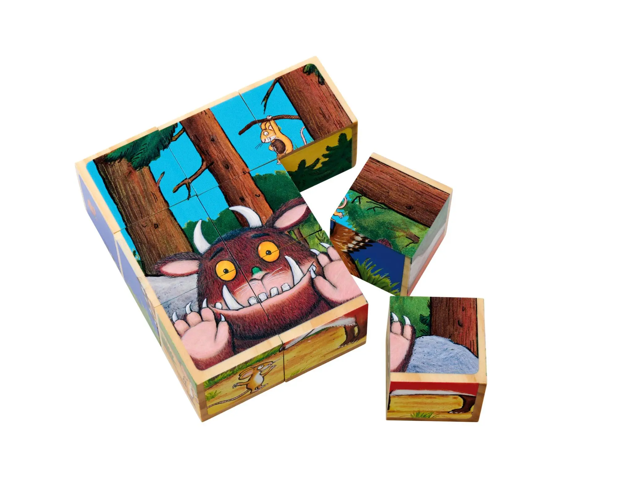 Bild: 4003046012712 | Grüffelo Bilderwürfel | Puzzle | 109295662 | Deutsch | 2025 | Eichhorn