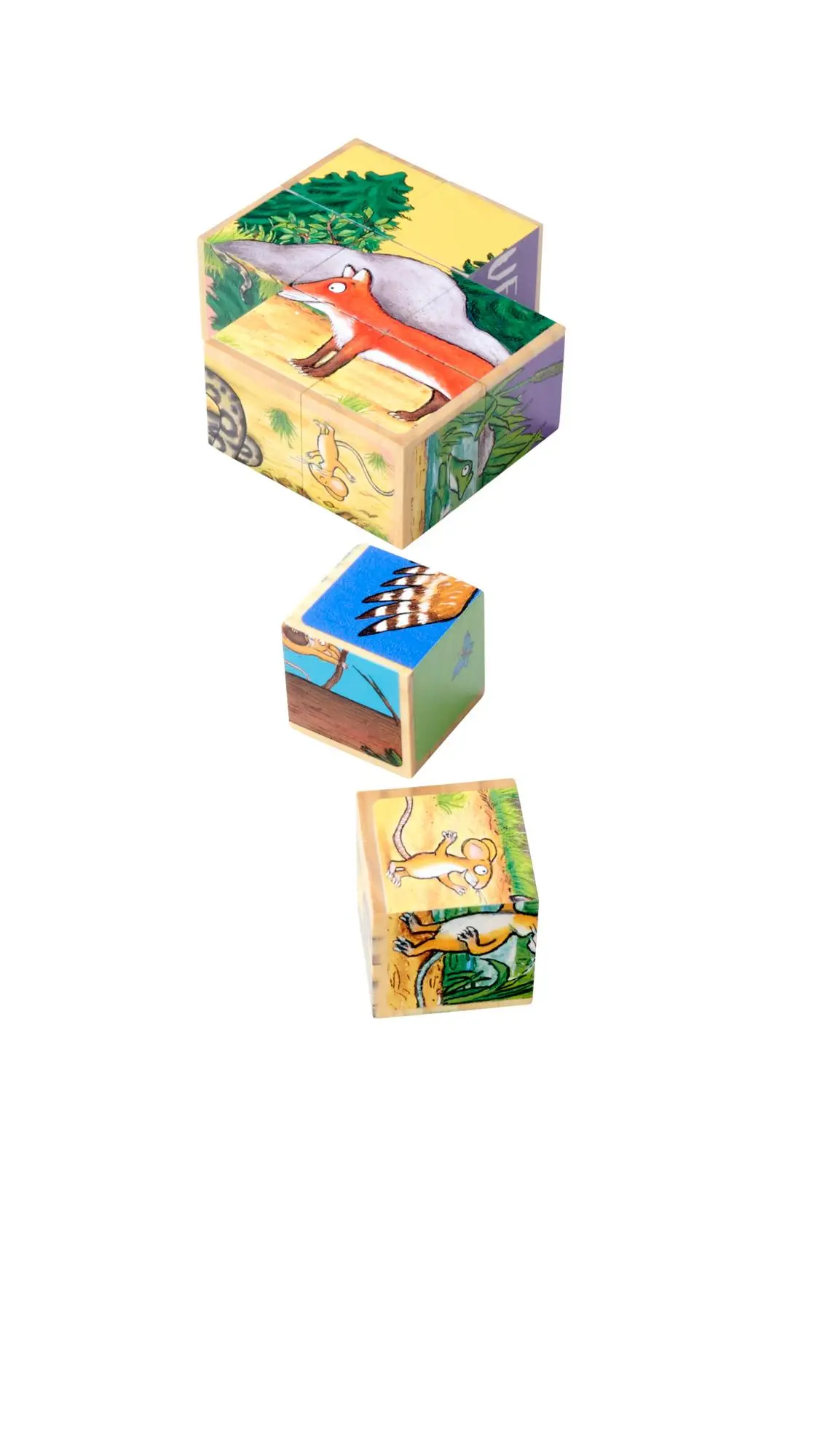 Bild: 4003046012712 | Grüffelo Bilderwürfel | Puzzle | 109295662 | Deutsch | 2025 | Eichhorn