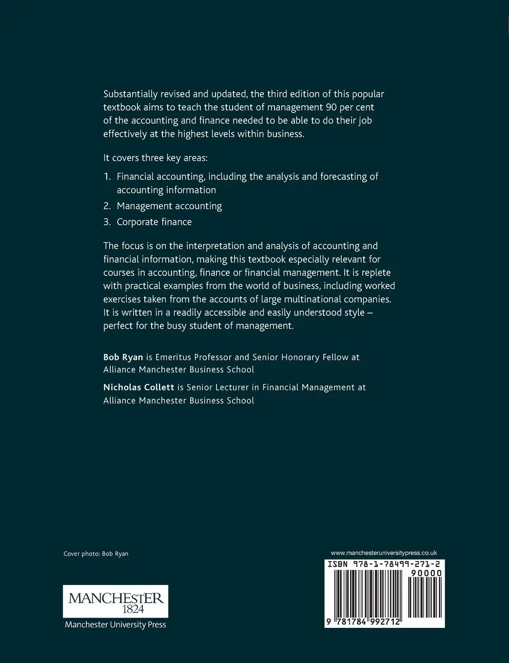 Rückseite: 9781784992712 | Finance and accounting for business | A new insight, third edition