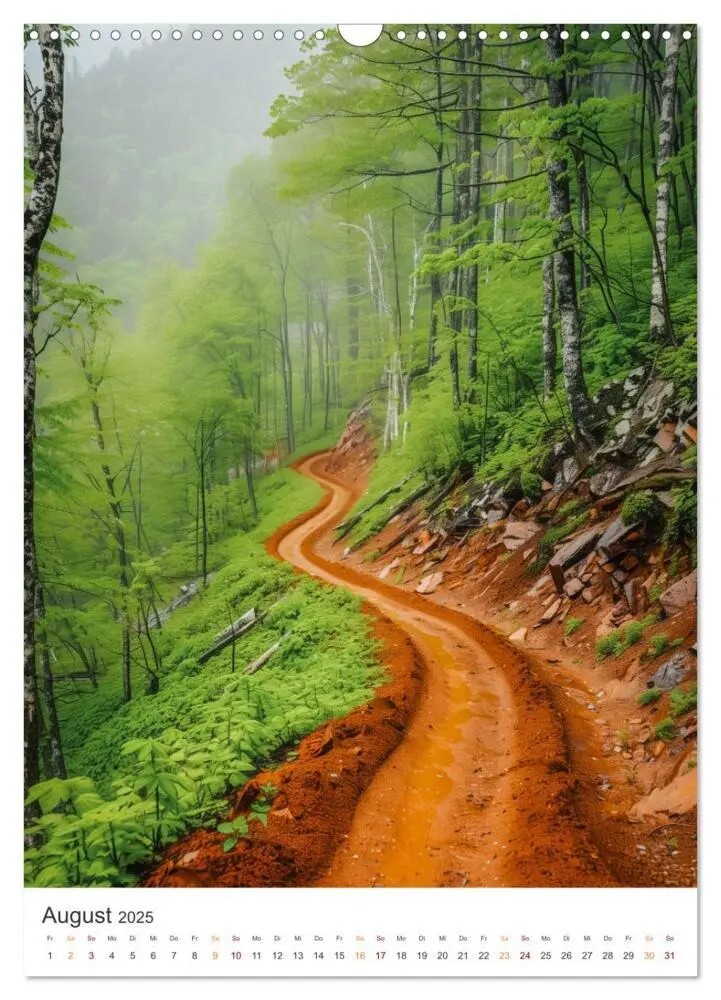 Bild: 9783383812712 | Mystische Pfade (Wandkalender 2025 DIN A3 hoch), CALVENDO...