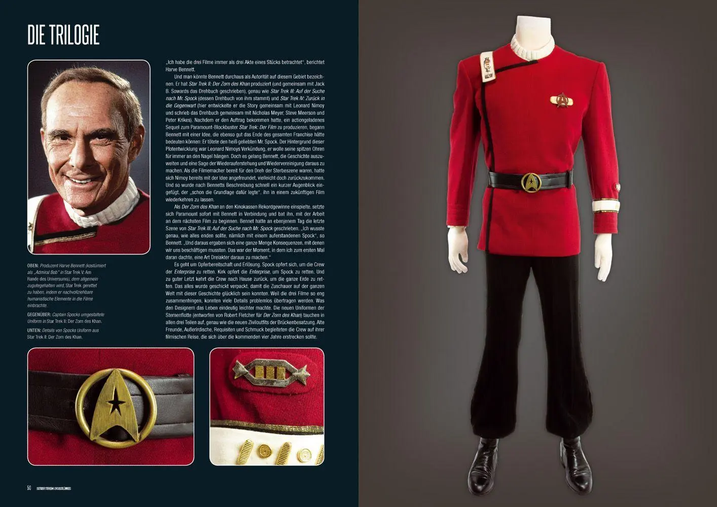 Bild: 9783938922712 | Star Trek Kostüme | Fünfzig Jahre Mode aus Unendlichen Weiten | Buch