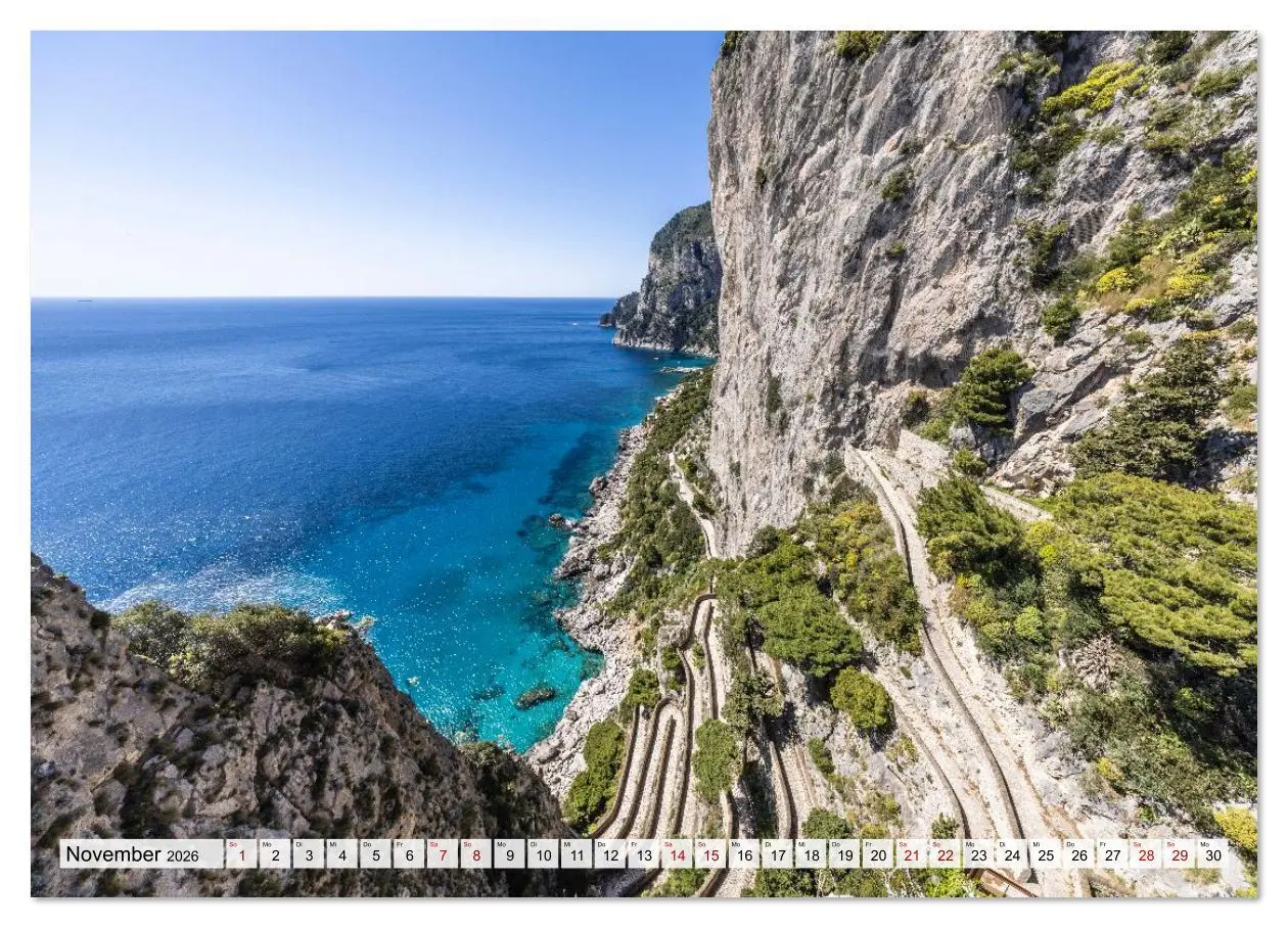 Bild: 9783516622812 | Amalfiküste und Capri - Sehnsuchtsorte (Wandkalender 2026 DIN A2...