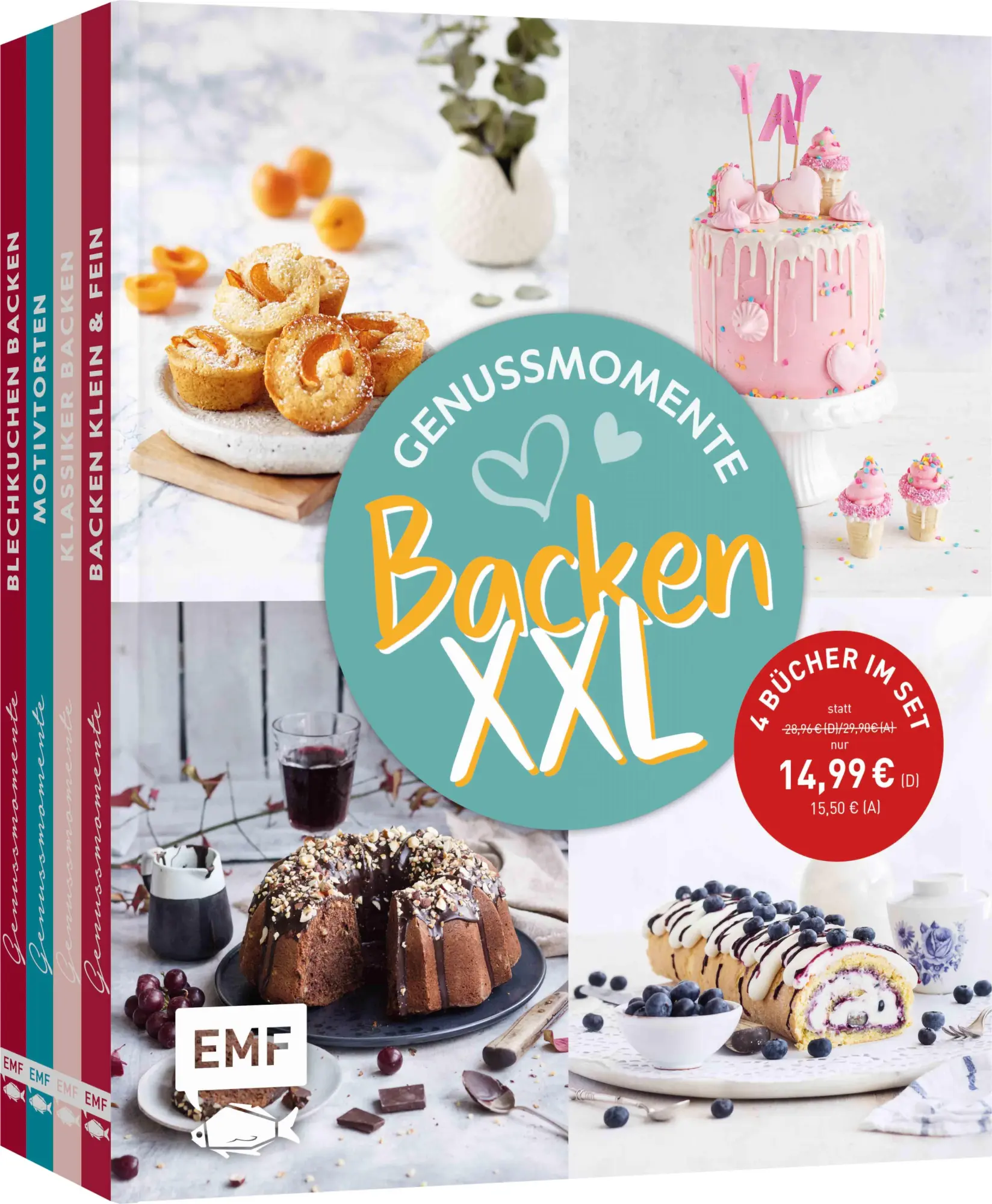 Cover: 9783745932812 | Genussmomente: Backen XXL | Edition Michael Fischer | Buch | 256 S.