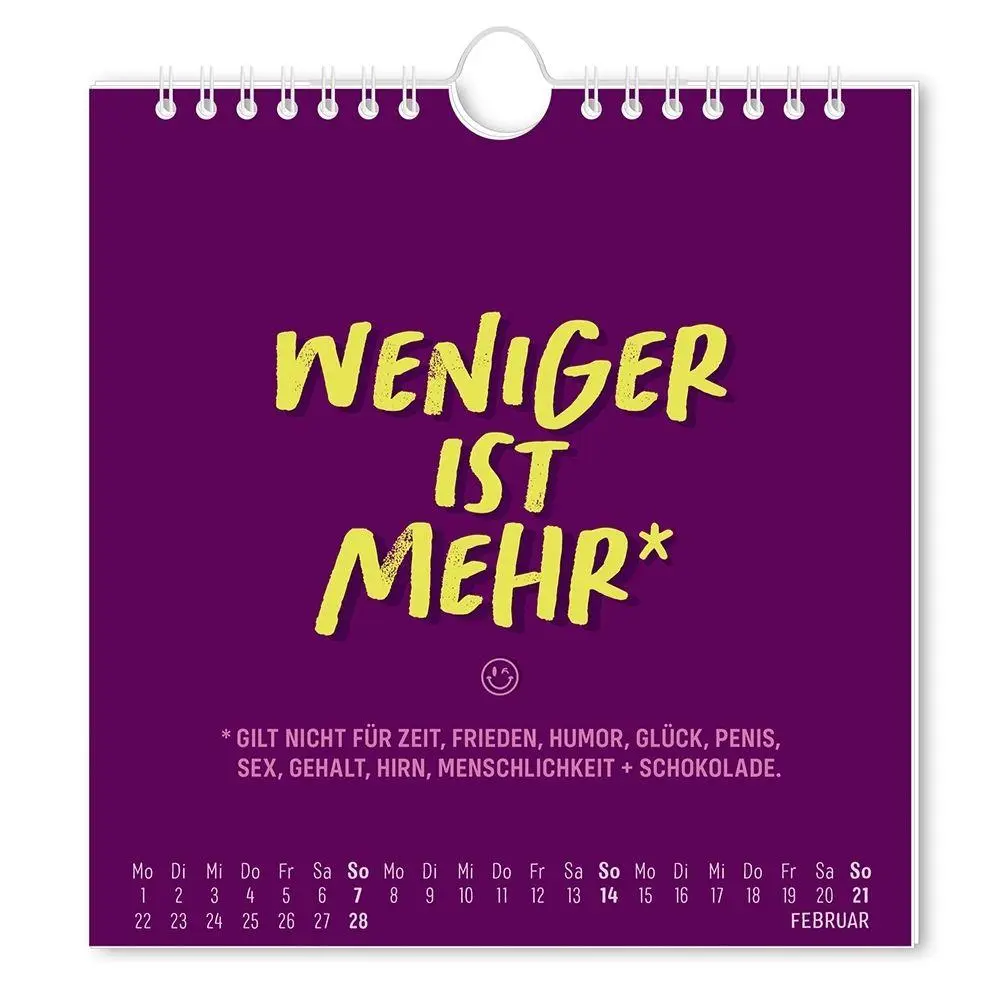 Bild: 9783986362812 | Postkartenkalender 2027 'Nen Scheiß muss ich! | Postkartenkalender