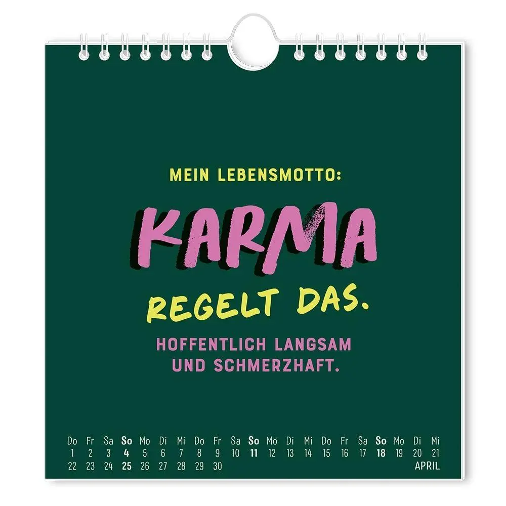 Bild: 9783986362812 | Postkartenkalender 2027 'Nen Scheiß muss ich! | Postkartenkalender