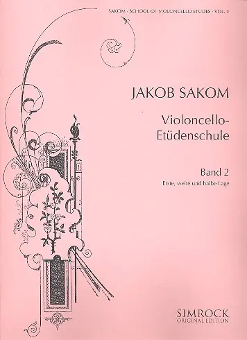 Cover: 9790221102812 | Violoncello-Etüden-Schule | Heft 2 | Jakob Sakom | Broschüre | Buch