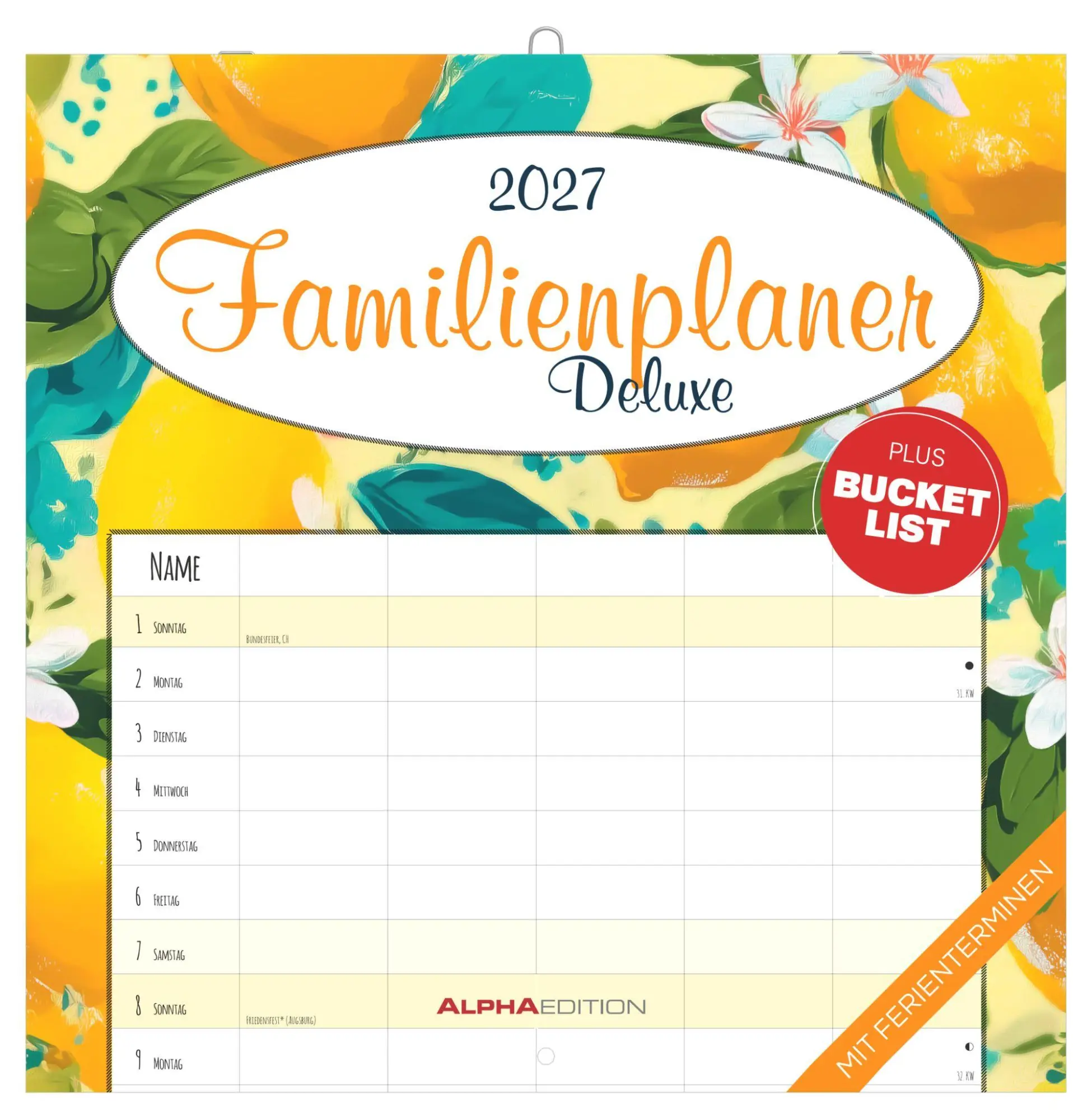 Cover: 4069095012912 | Familienplaner Deluxe 2027 | Neumann Verlage GmbH &amp; Co KG | Kalender