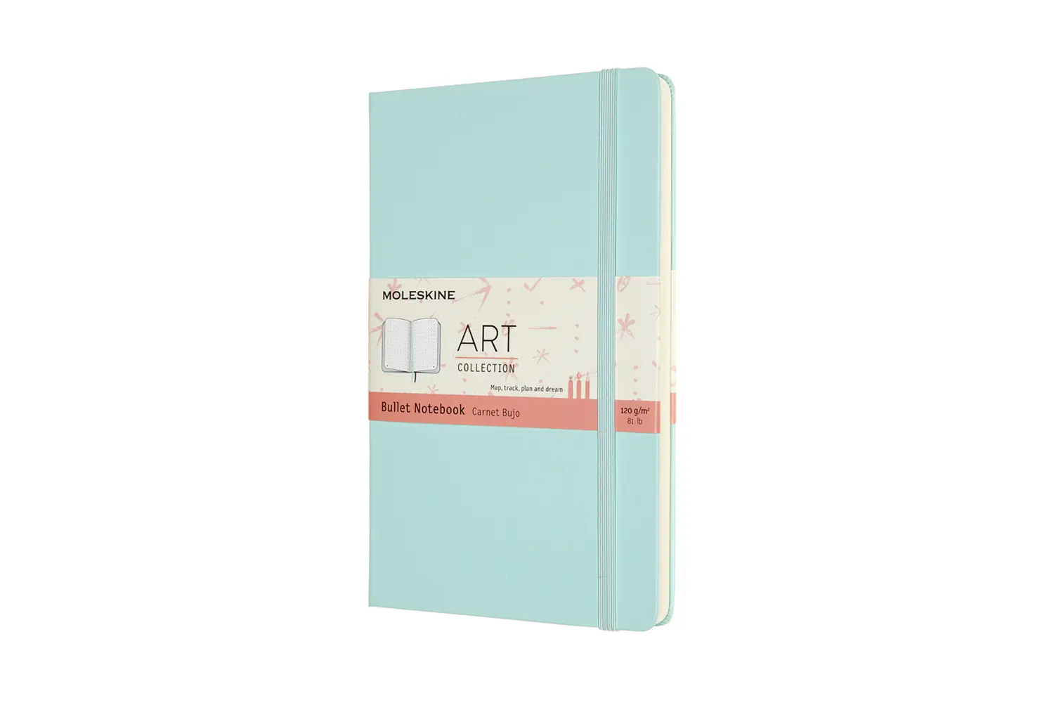 Cover: 8056420852912 | Moleskine Bullet Notizbuch Large/A5, 120G-Papier, Punktraster,...