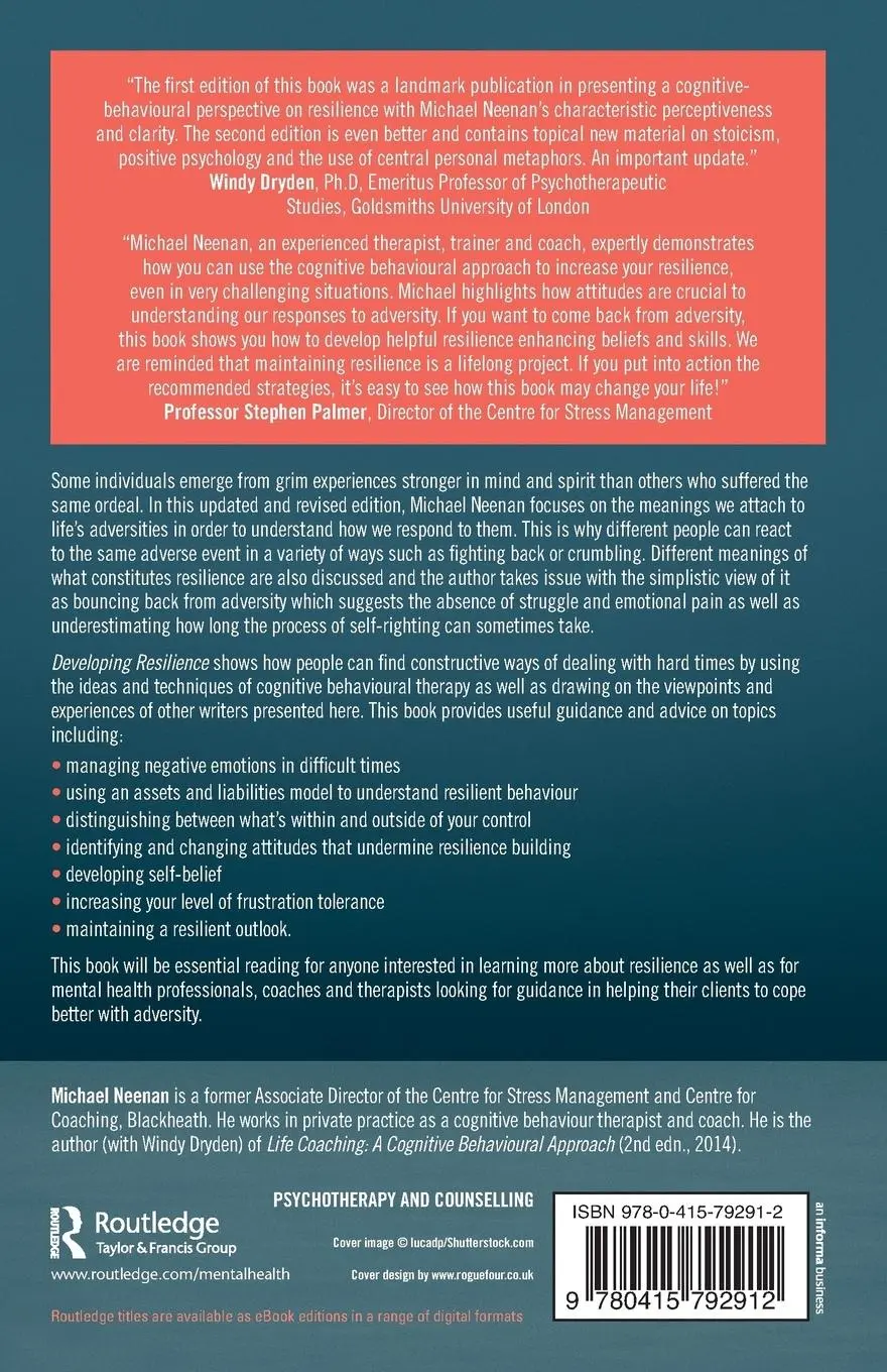 Rückseite: 9780415792912 | Developing Resilience | A Cognitive-Behavioural Approach | Neenan