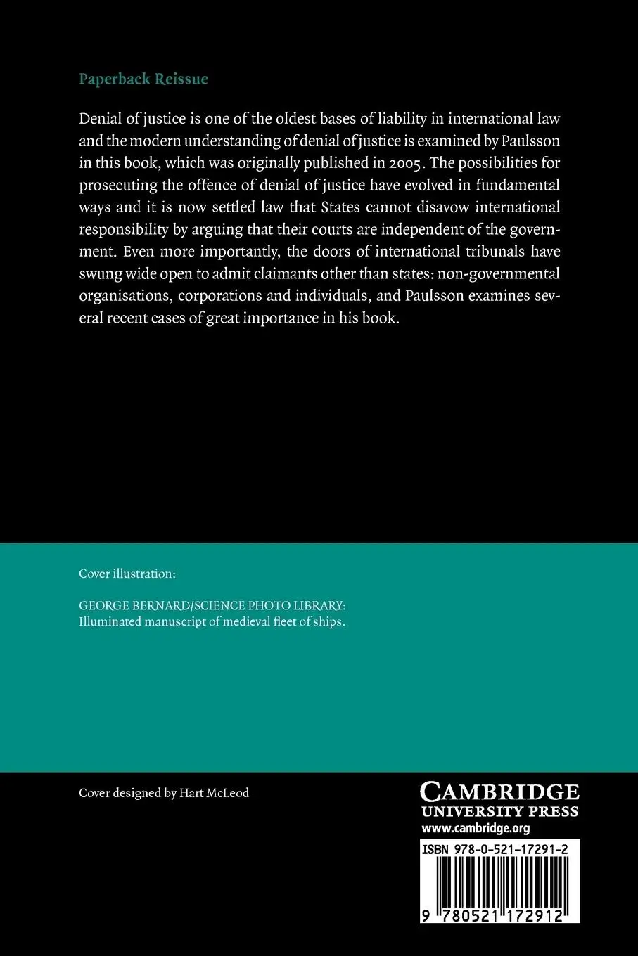 Rückseite: 9780521172912 | Denial of Justice in International Law | Paulsson Jan (u. a.) | Buch