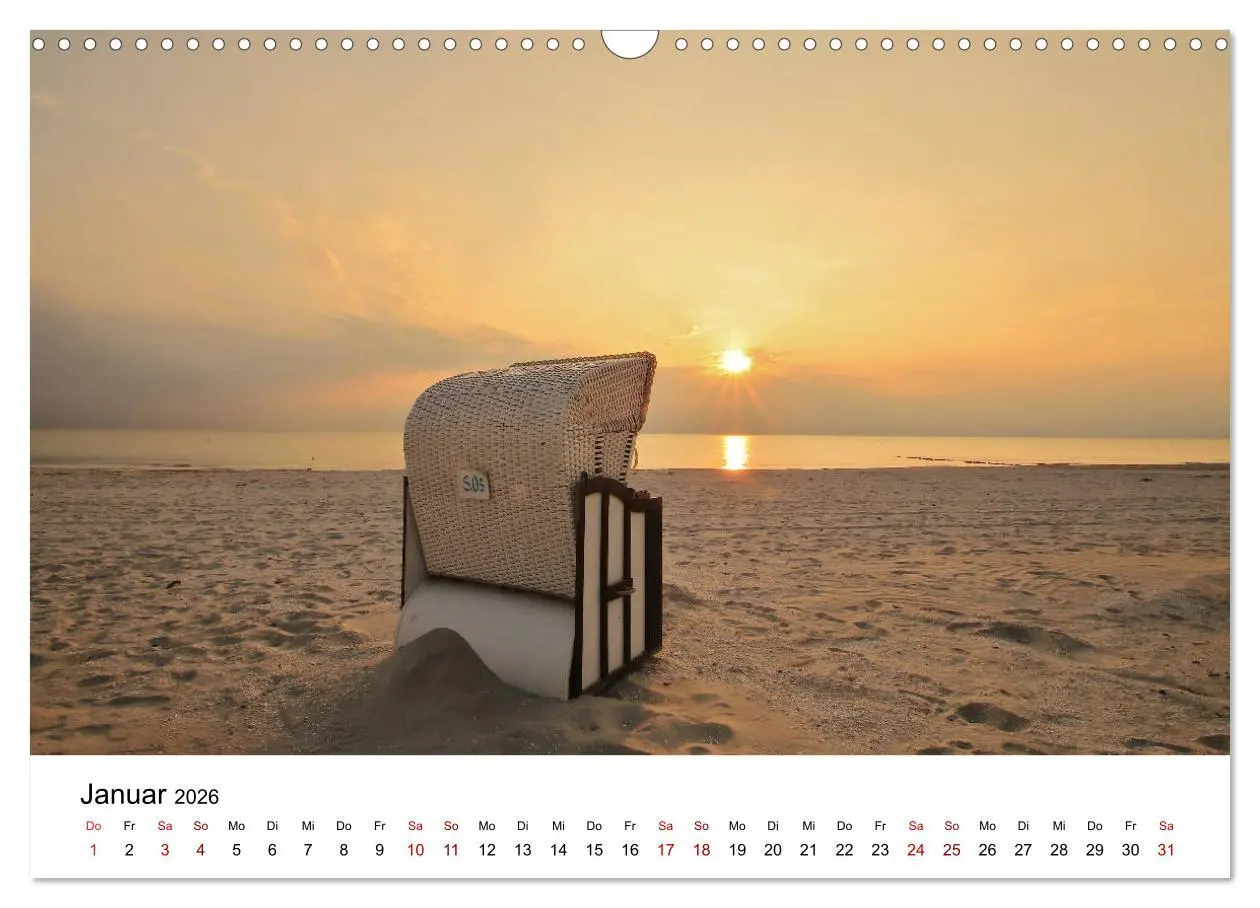 Bild: 9783457902912 | Ein Tag auf der Insel Hiddensee (Wandkalender 2026 DIN A3 quer),...