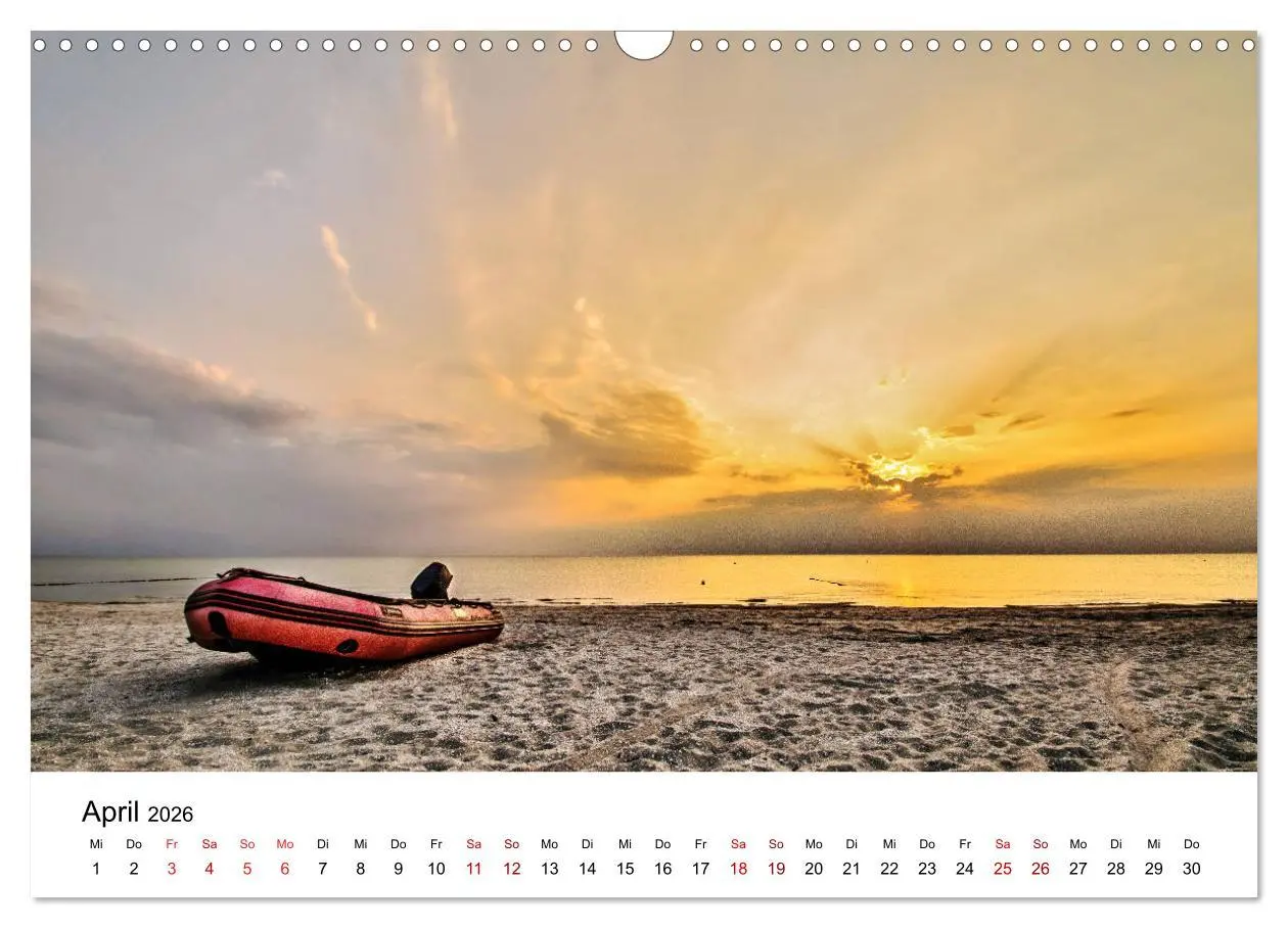 Bild: 9783457902912 | Ein Tag auf der Insel Hiddensee (Wandkalender 2026 DIN A3 quer),...