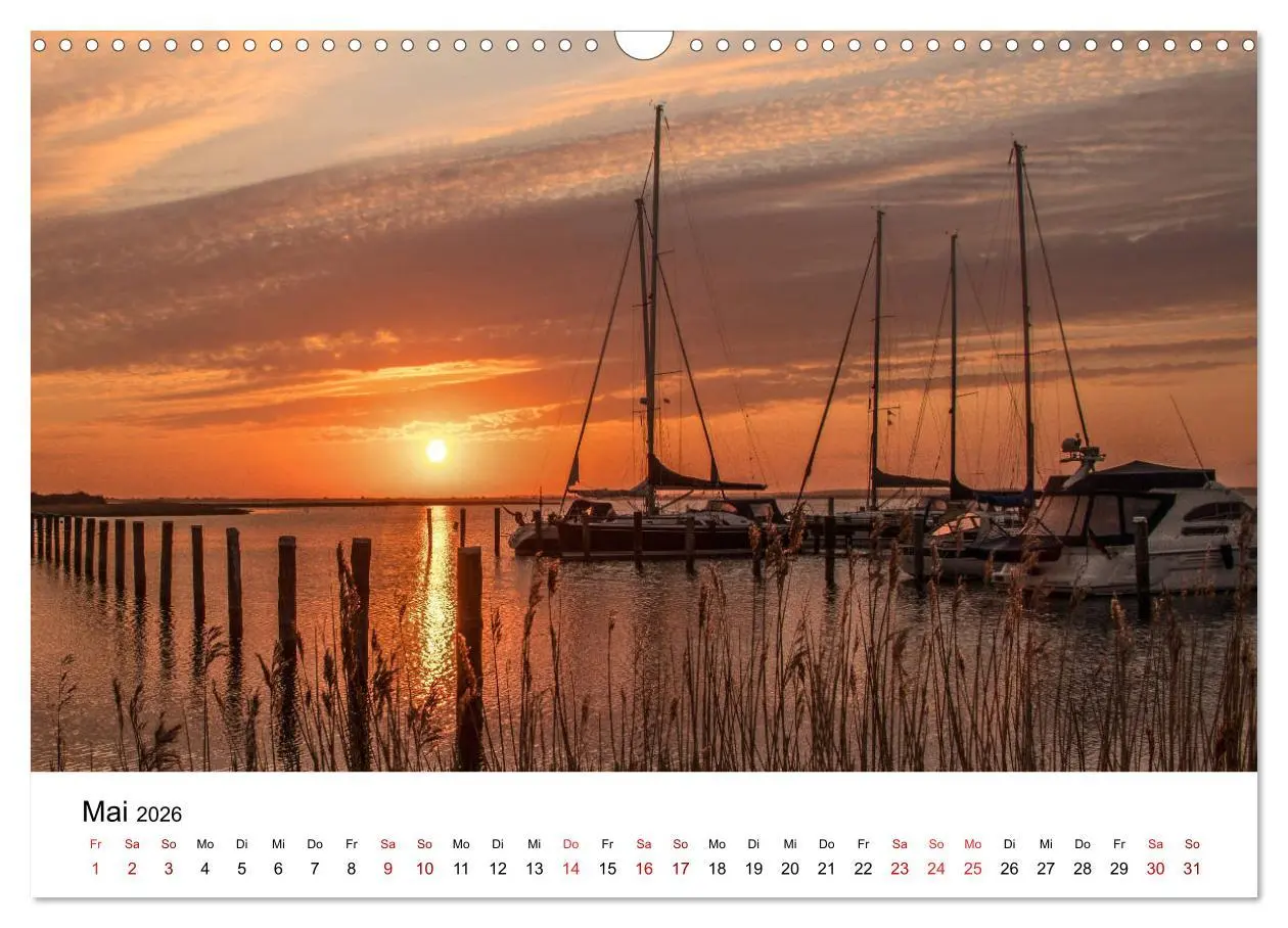 Bild: 9783457902912 | Ein Tag auf der Insel Hiddensee (Wandkalender 2026 DIN A3 quer),...
