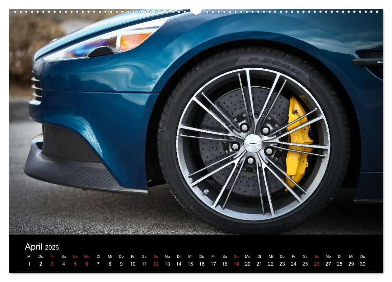 Bild: 9783516162912 | Aston Martin Vanquish Volante (Wandkalender 2026 DIN A2 quer),...