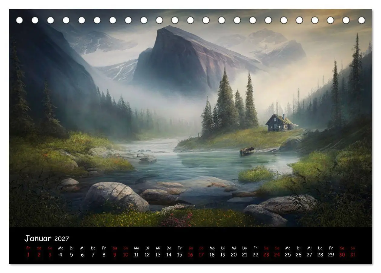 Bild: 9783569322912 | Ein Traum von Einsamkeit (Tischkalender 2027 DIN A5 quer), CALVENDO...