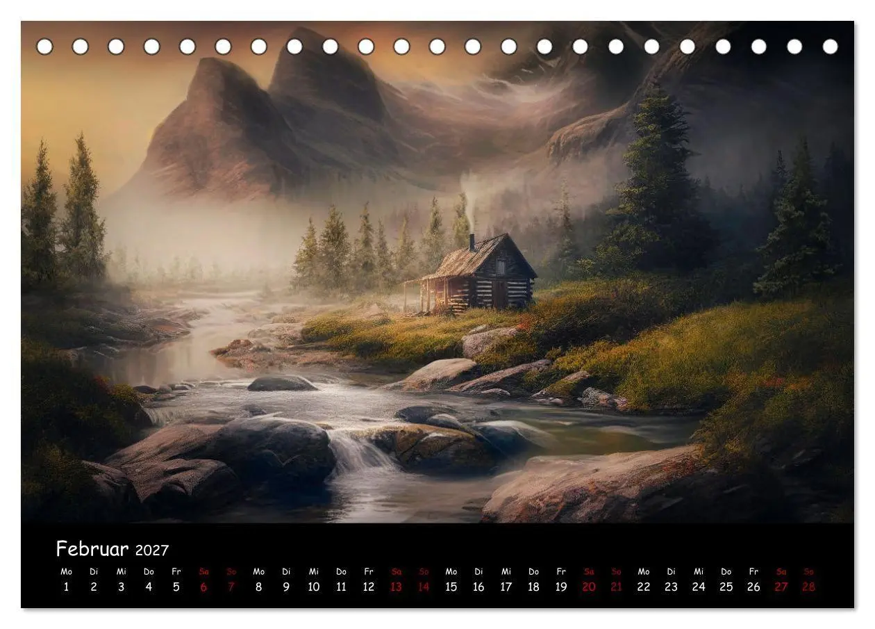 Bild: 9783569322912 | Ein Traum von Einsamkeit (Tischkalender 2027 DIN A5 quer), CALVENDO...