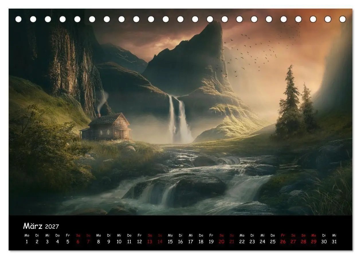 Bild: 9783569322912 | Ein Traum von Einsamkeit (Tischkalender 2027 DIN A5 quer), CALVENDO...