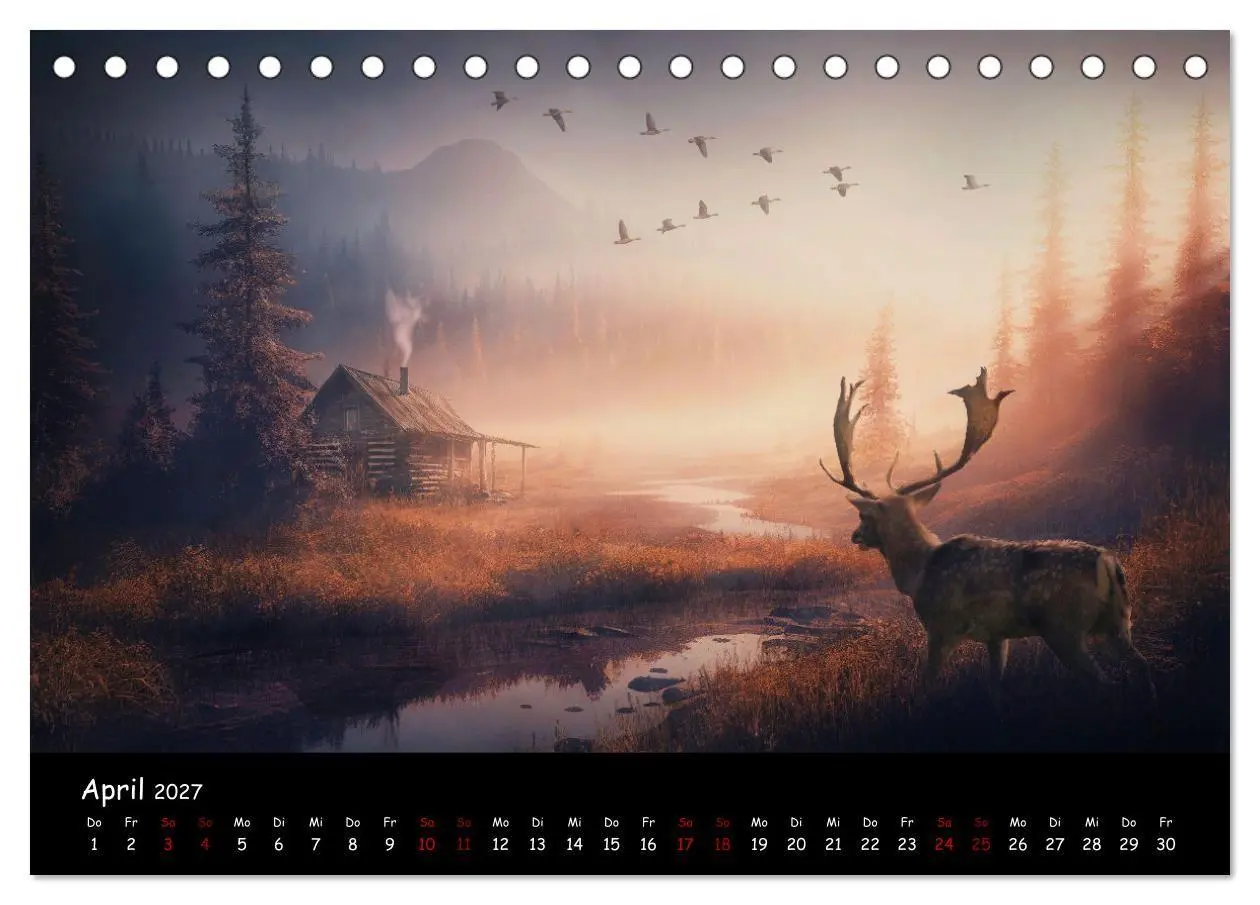 Bild: 9783569322912 | Ein Traum von Einsamkeit (Tischkalender 2027 DIN A5 quer), CALVENDO...