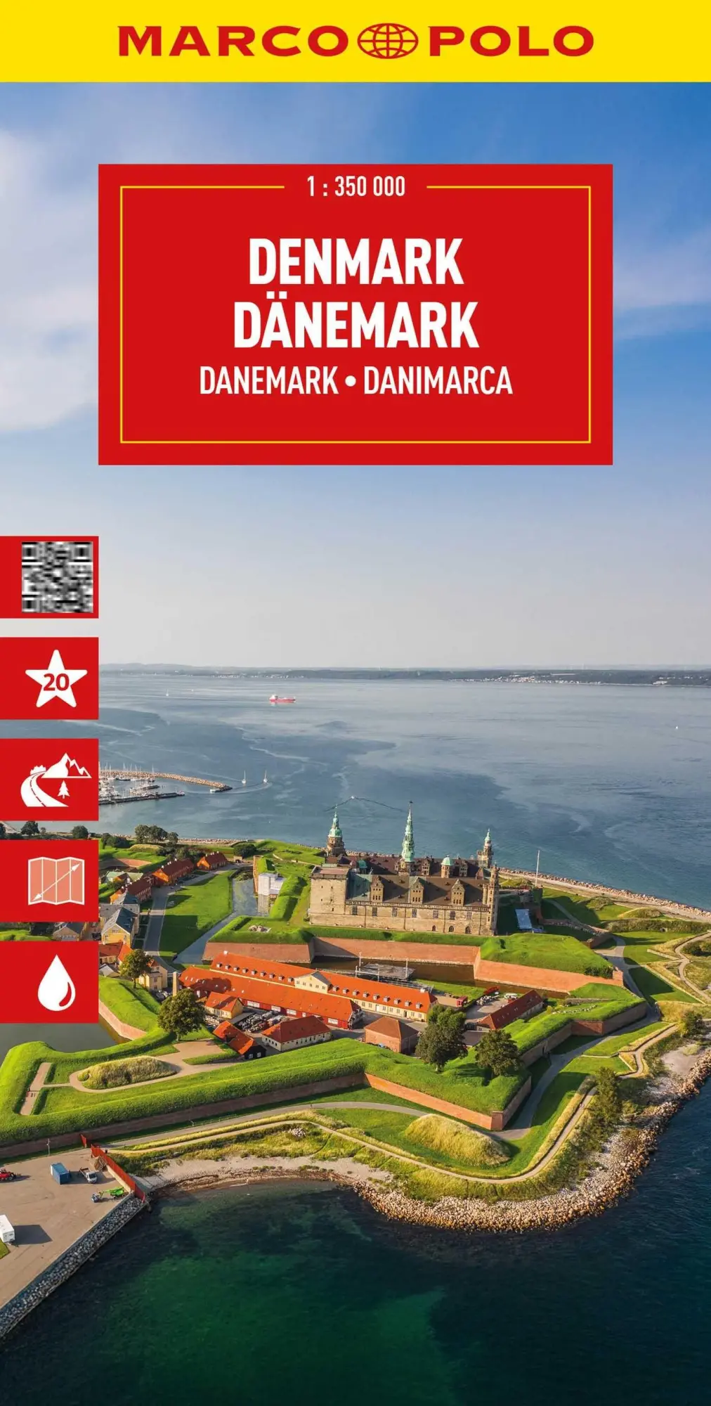 Cover: 9783575022912 | Denmark Marco Polo Map | (Land-)Karte | MARCO POLO | Karte (gefaltet)