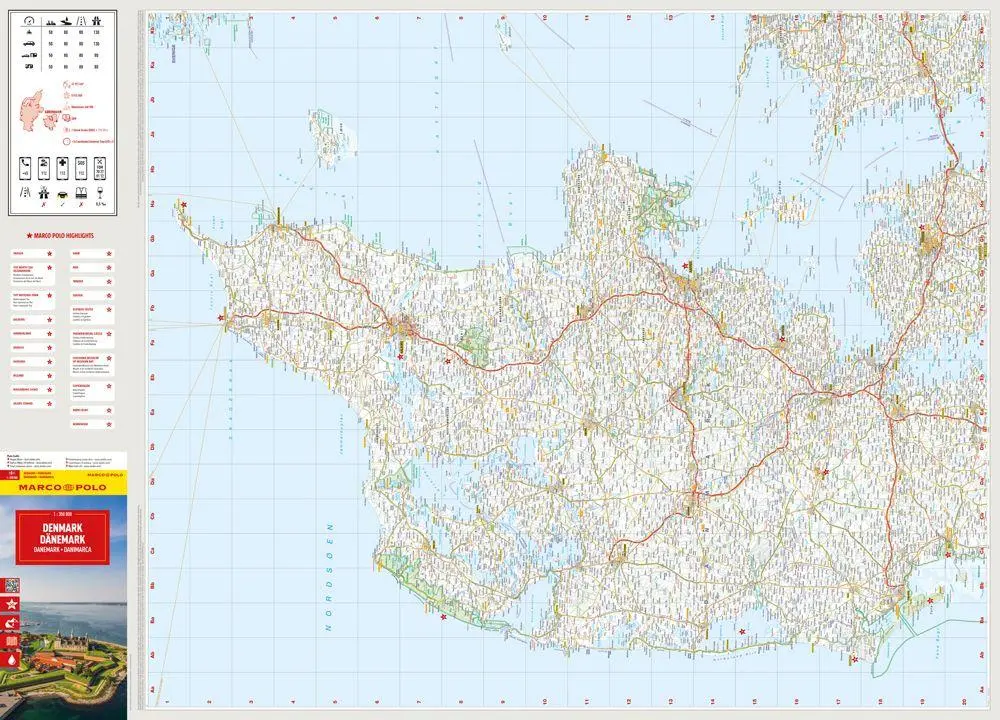 Bild: 9783575022912 | Denmark Marco Polo Map | (Land-)Karte | MARCO POLO | Karte (gefaltet)