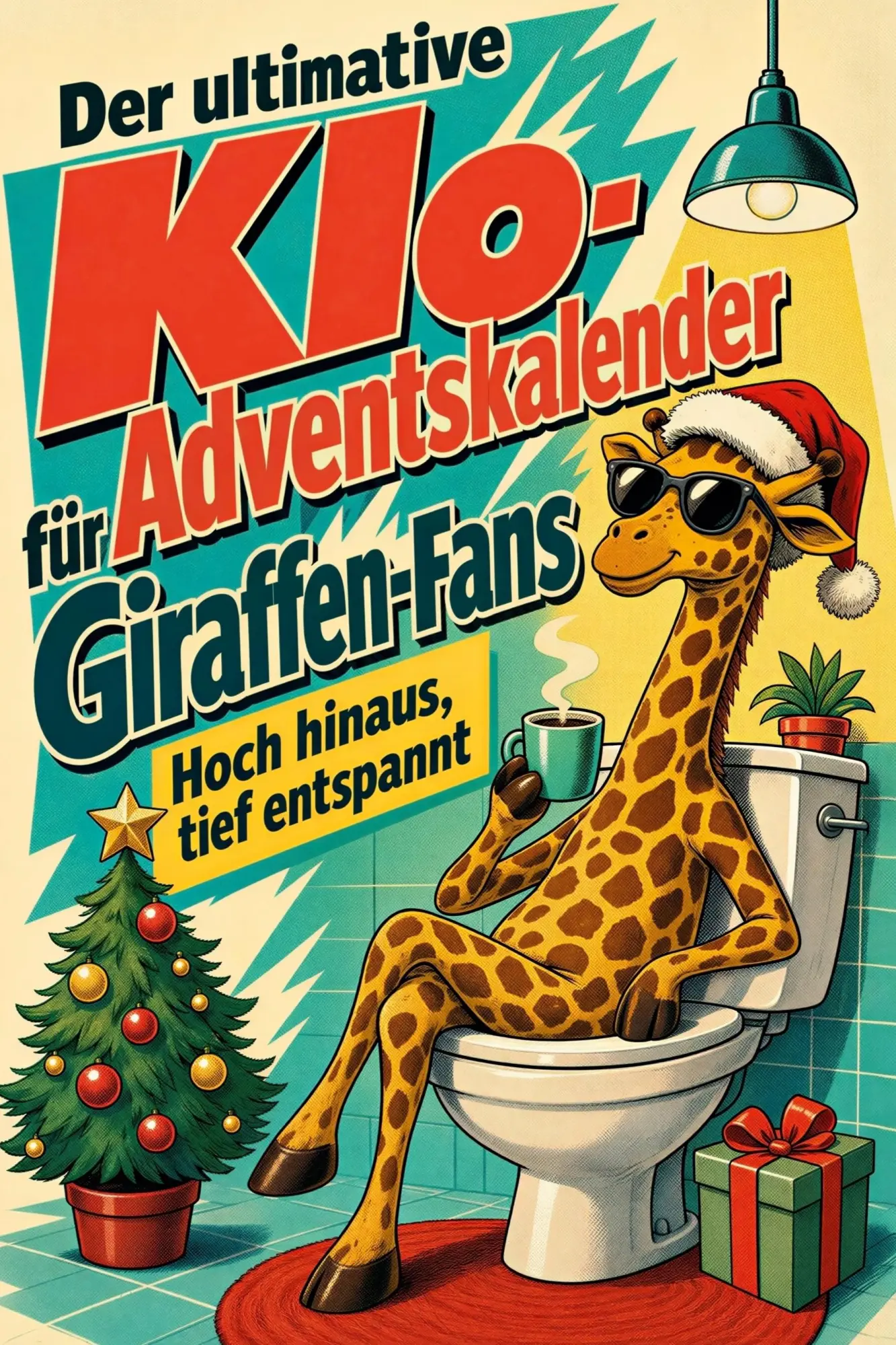Cover: 9783696112912 | Der ultimative Klo-Adventskalender für Giraffen-Fans | Emilia Herrmann