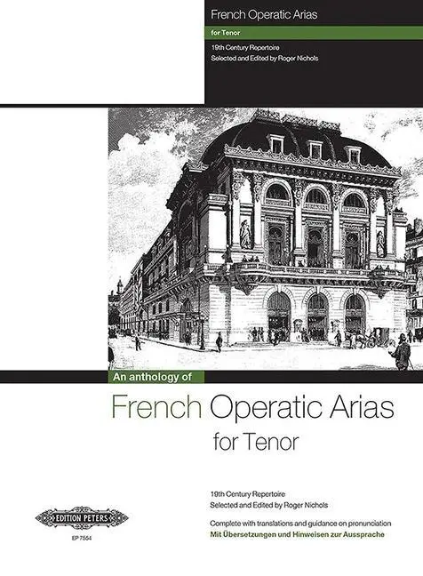 Cover: 9790577082912 | Französische Opernarien - Tenor | Gesang &amp; Klavier Alben | Nichols