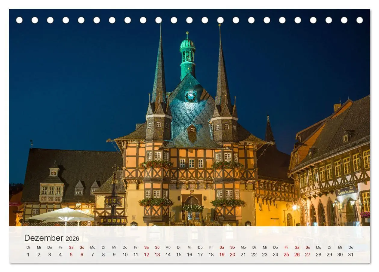 Bild: 9783457273012 | Sagenumwobener Harz (Tischkalender 2026 DIN A5 quer), CALVENDO...