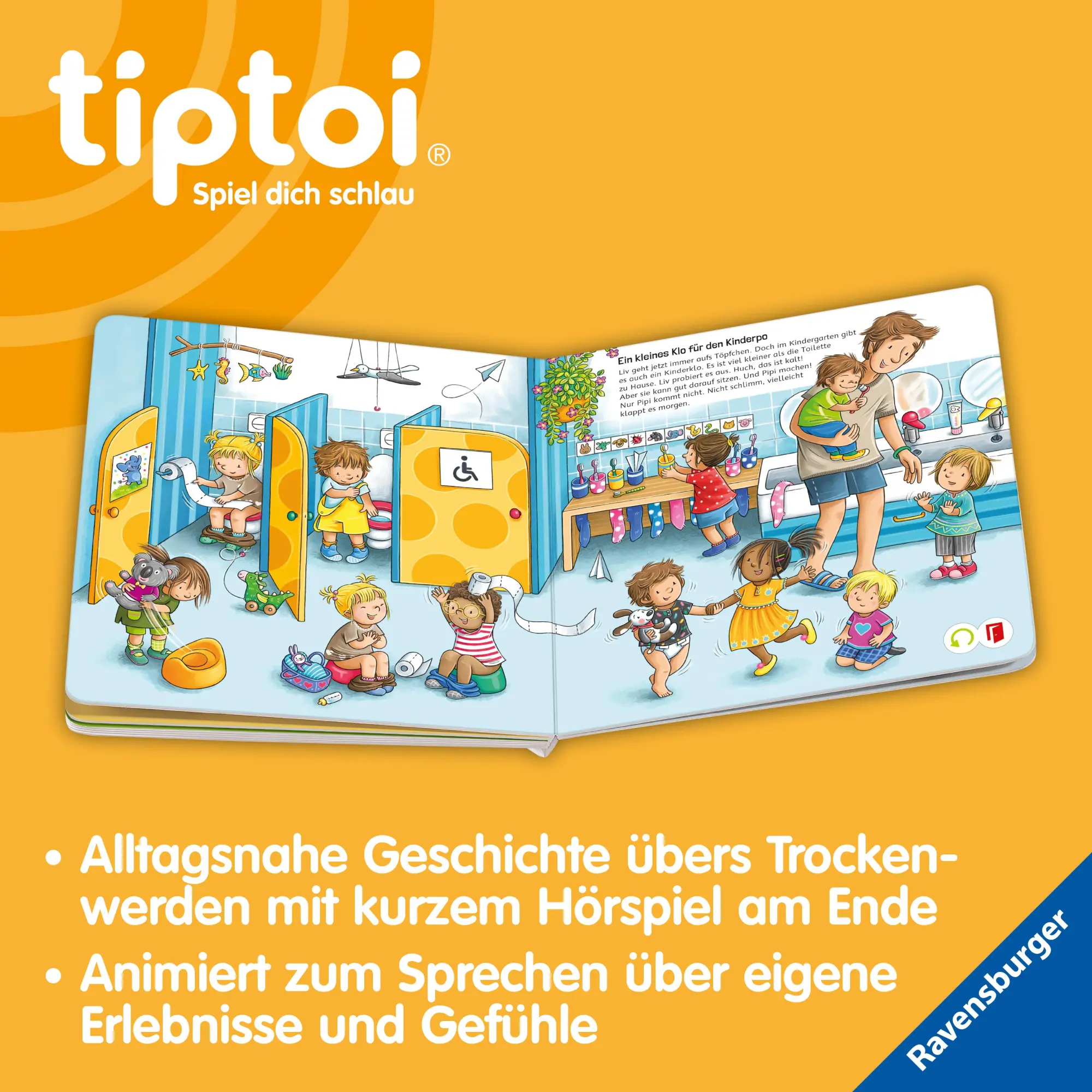 Bild: 9783473493012 | tiptoi® Abenteuer Großwerden - Liv geht aufs Töpfchen | Sandra Grimm