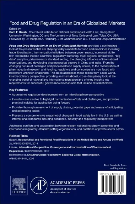 Bild: 9780128023112 | Food and Drug Regulation in an Era of Globalized Markets | Halabi