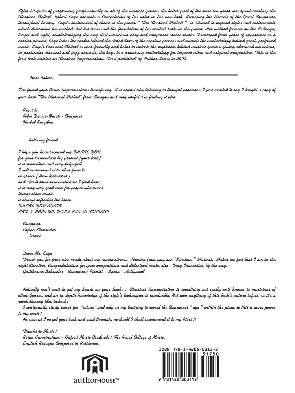 Rückseite: 9781420803112 | The Classical Method | Robert G. Kaye | Taschenbuch | Englisch | 2005