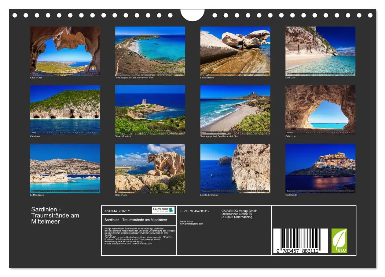 Bild: 9783457883112 | Sardinien - Traumstrände am Mittelmeer (Wandkalender 2026 DIN A4...