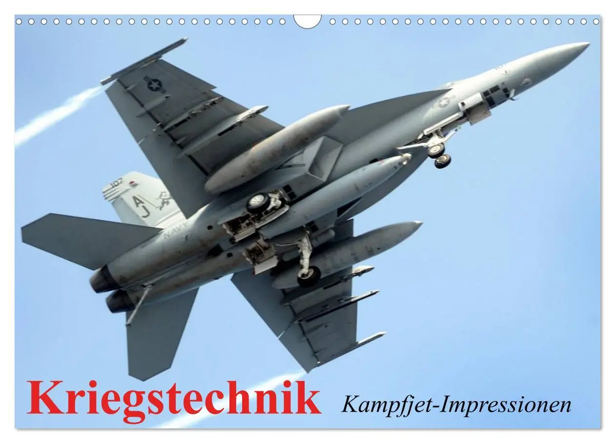 Cover: 9783516043112 | Kriegstechnik. Kampfjet-Impressionen (Wandkalender 2026 DIN A3...