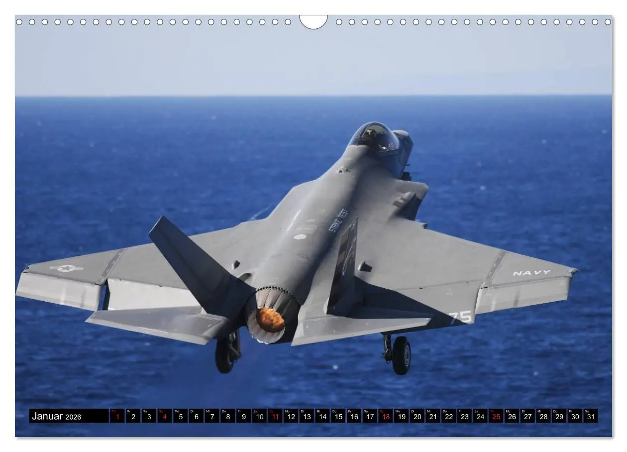 Bild: 9783516043112 | Kriegstechnik. Kampfjet-Impressionen (Wandkalender 2026 DIN A3...