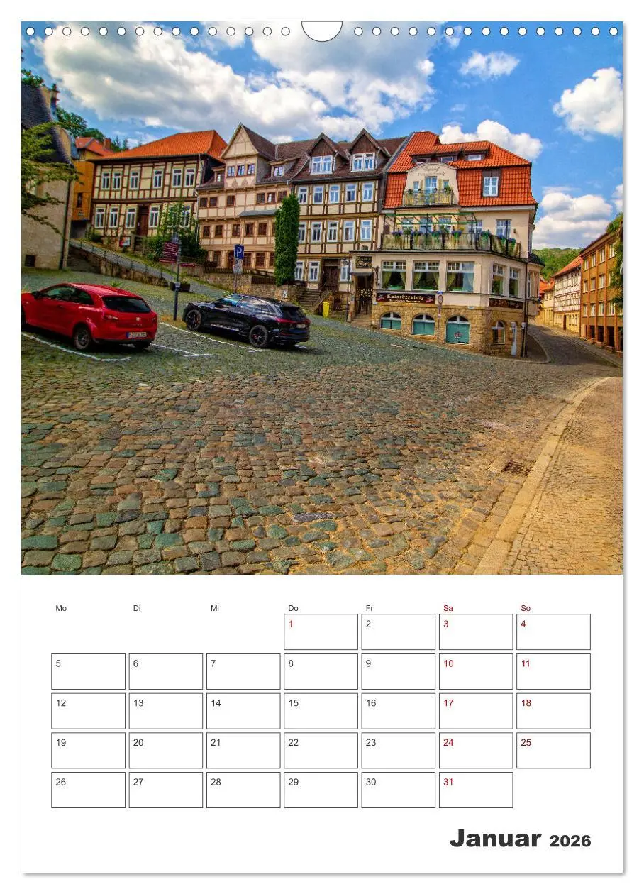 Bild: 9783516283112 | Blankenburg am Harz - Terminplaner (Wandkalender 2026 DIN A3 hoch),...