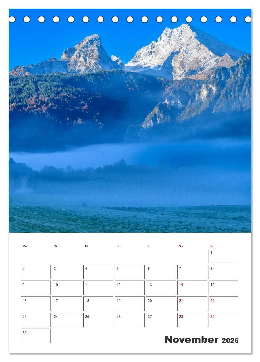 Bild: 9783516353112 | Vier Jahreszeiten im Berchtesgadener Land (Tischkalender 2026 DIN...