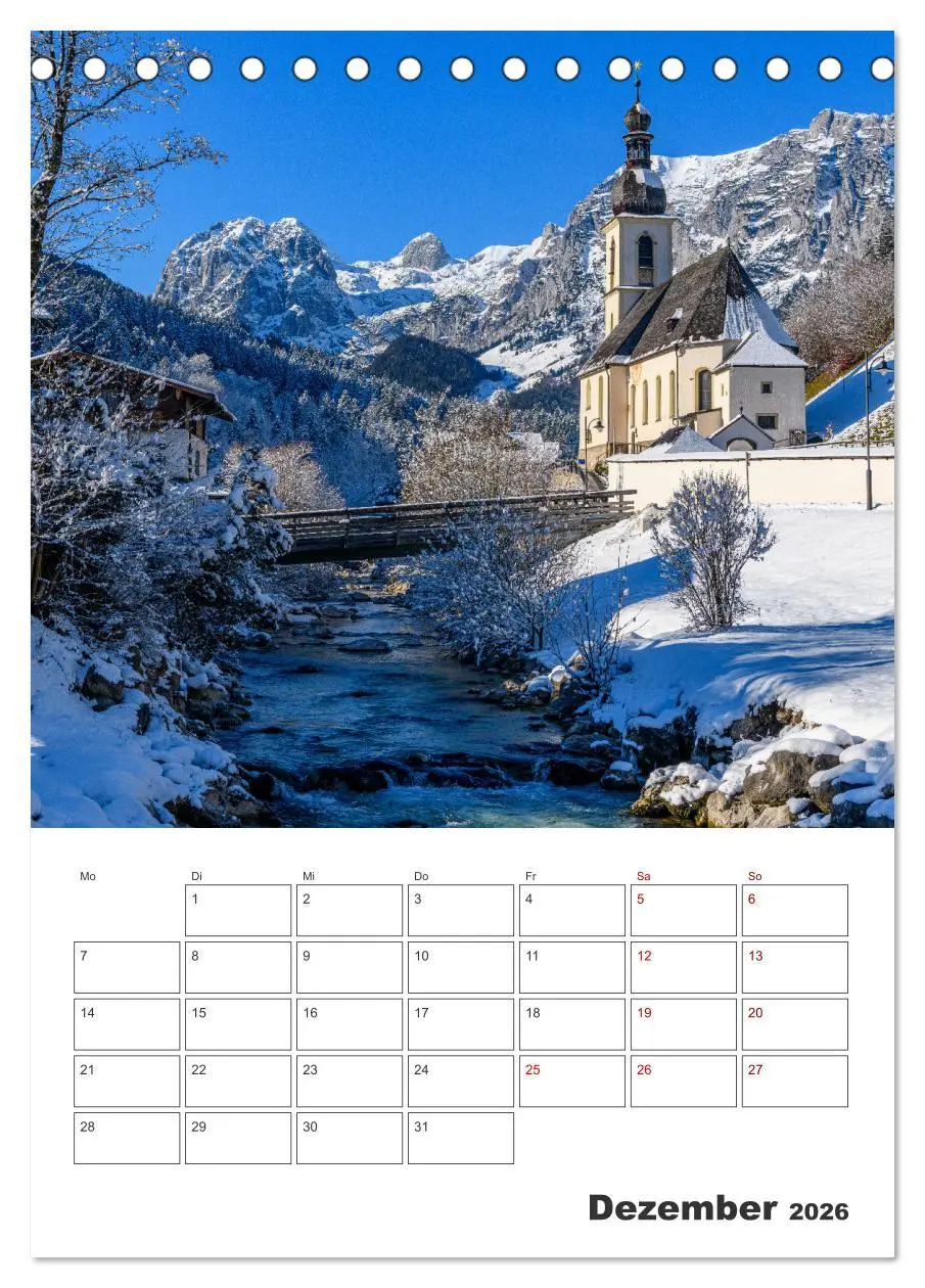 Bild: 9783516353112 | Vier Jahreszeiten im Berchtesgadener Land (Tischkalender 2026 DIN...