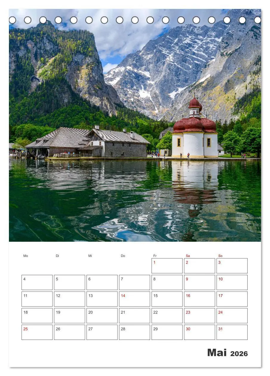 Bild: 9783516353112 | Vier Jahreszeiten im Berchtesgadener Land (Tischkalender 2026 DIN...
