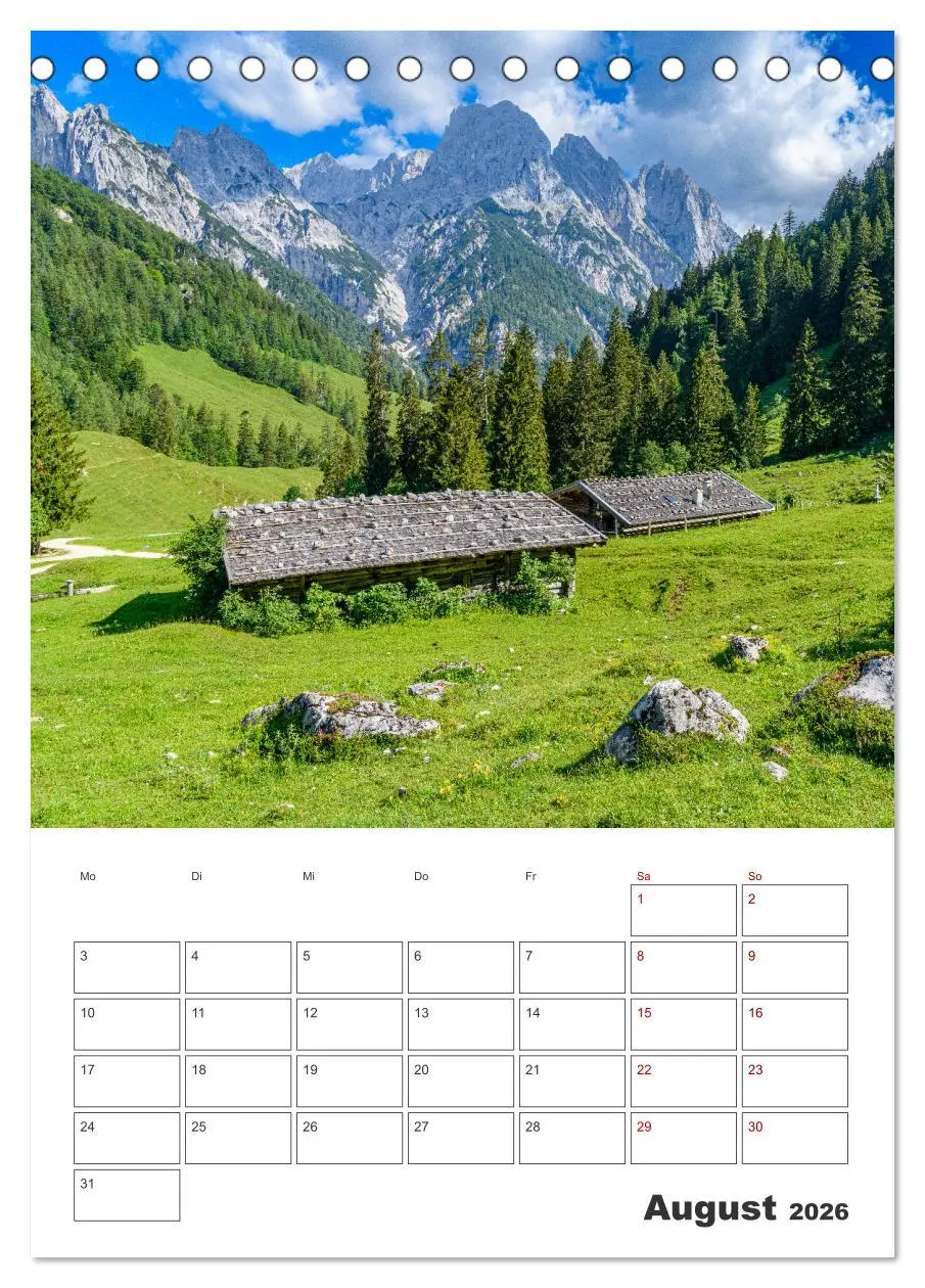 Bild: 9783516353112 | Vier Jahreszeiten im Berchtesgadener Land (Tischkalender 2026 DIN...