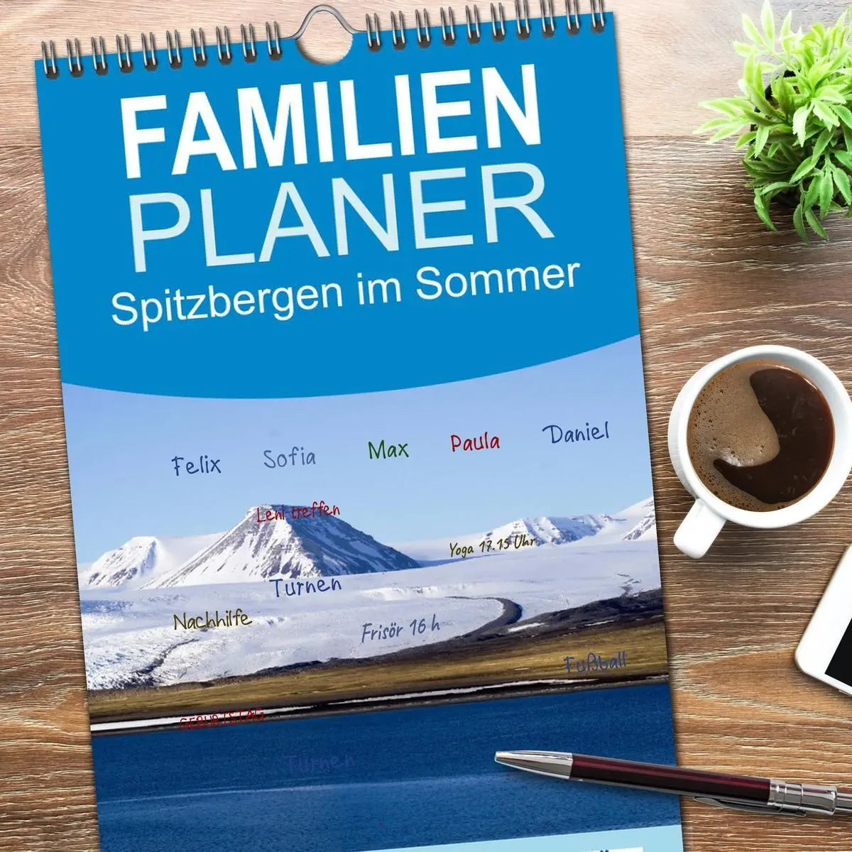 Bild: 9783516663112 | Familienplaner 2026 - Spitzbergen im Sommer mit 5 Spalten...